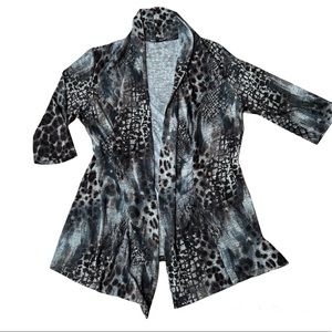 LAURAPLUS animal print kimono Style 12415X